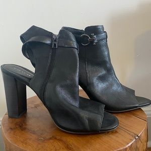 Coach Open toe booties
